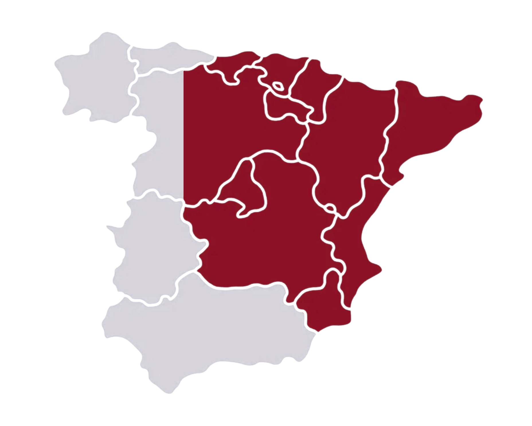 Mapa de cobertura de empresa de encuadernación en Zaragoza – Kusmar Encuadernaciones